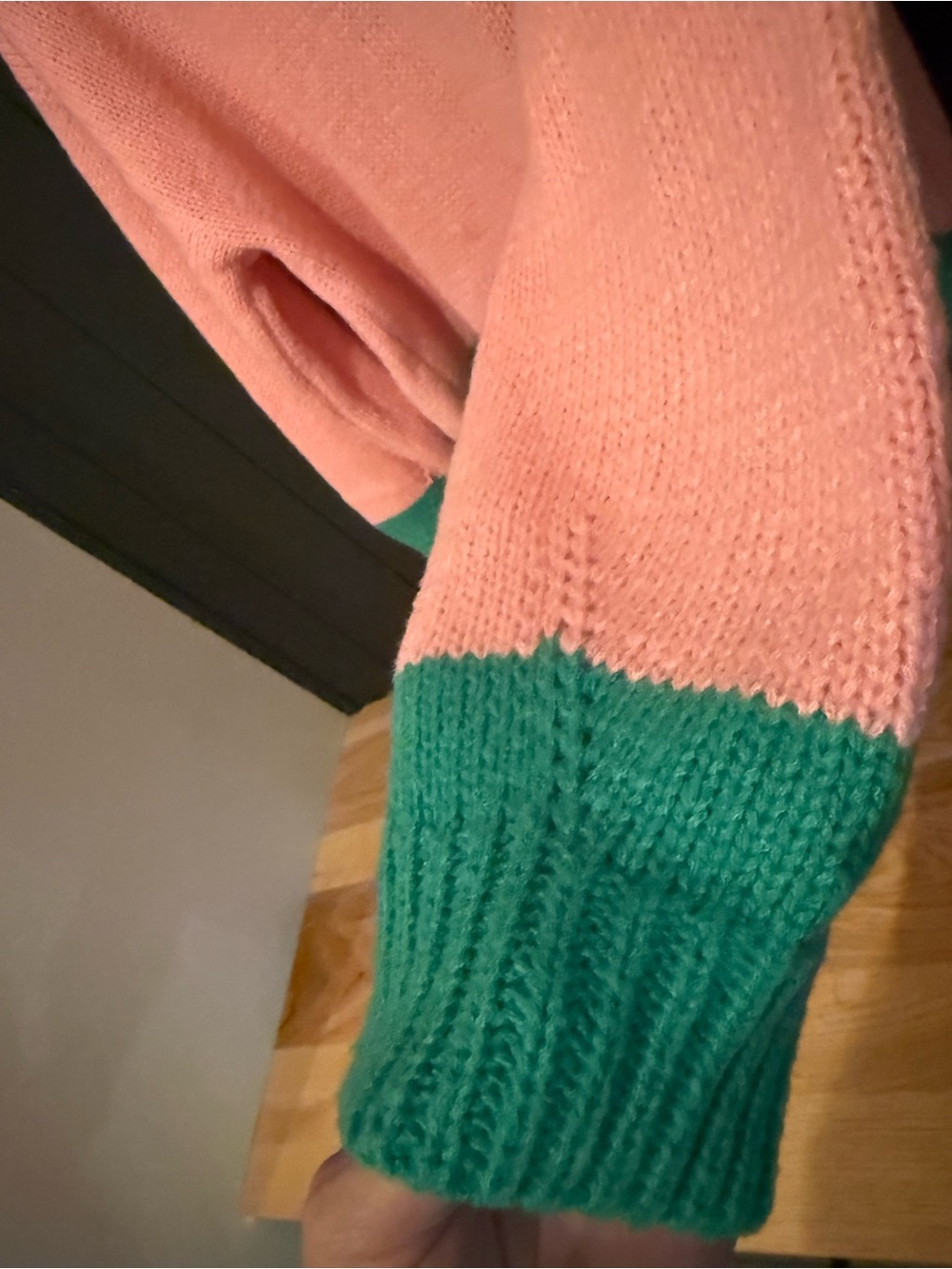 🐑 Dreamers by Debut Pink Counting Sheep Knit Cardigan Sweater 🐑 - Picture 6 of 8